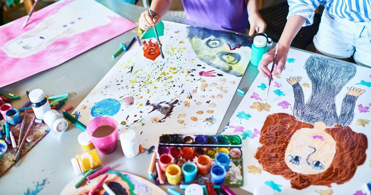How Art at Home Speeds Children's Development - Picket&Rail Furniture, Art & Baby Family Store