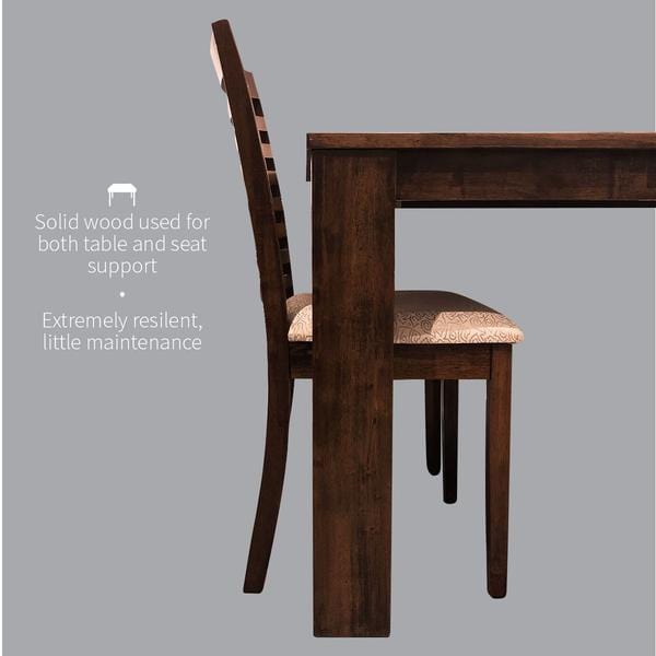 #1  Hancock 4/6-Seater 1.5m Solid Wood Dining Set picket and rail