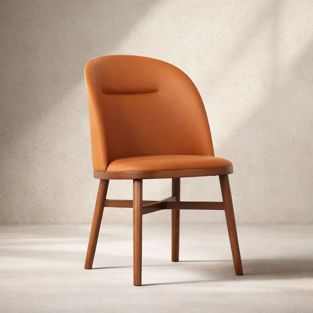 Eon CH6203 Custom Chair | Mid Century Minimalist | American Solid Hardwood