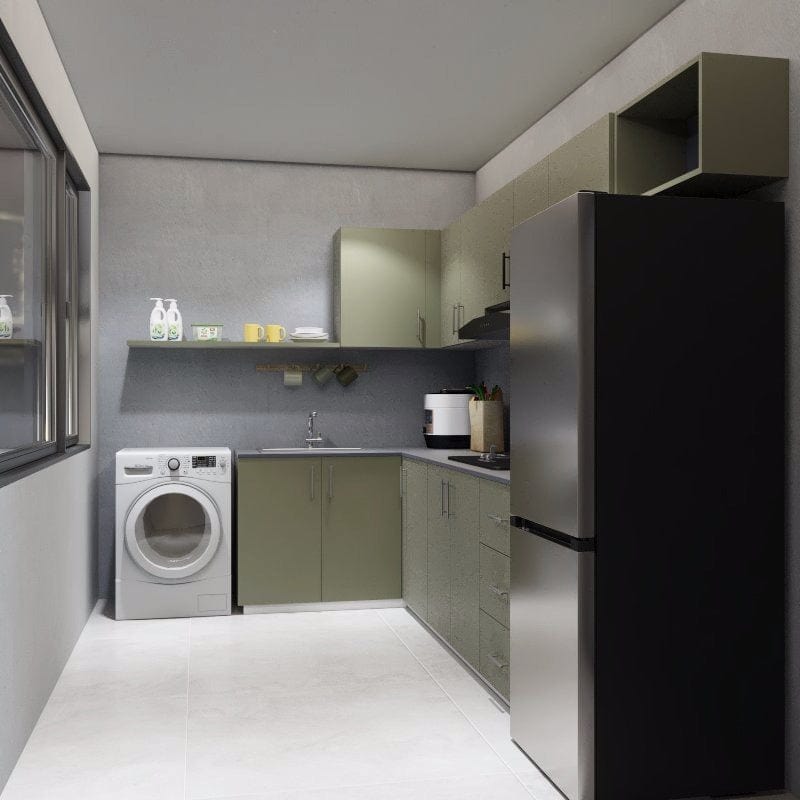 Custom Design Kitchen Cabinet - ML5 picket and rail