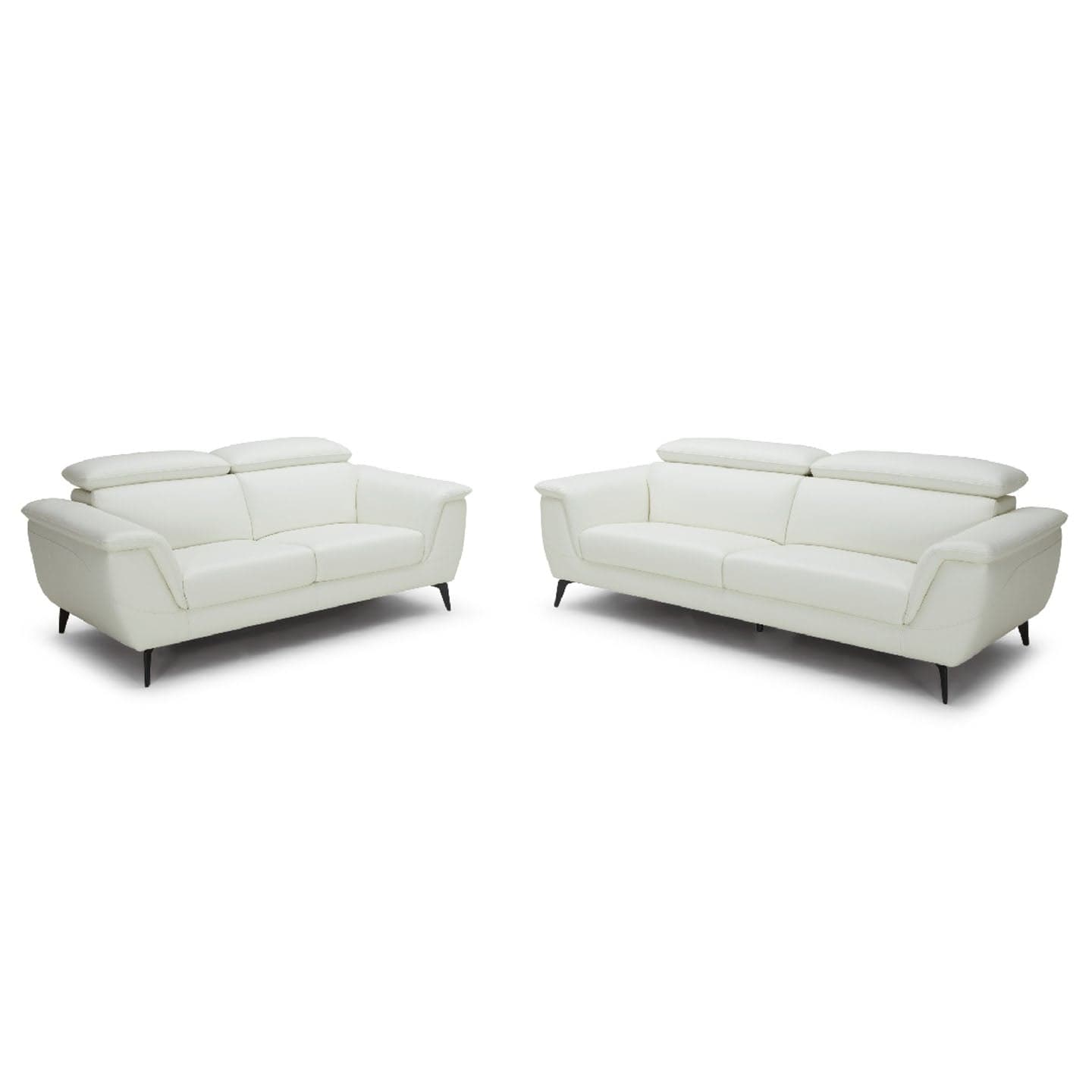 KUKA #5363 Full Top Grain  Leather Sofa (1/2/3-Seater) (M Series) (I) picket and rail