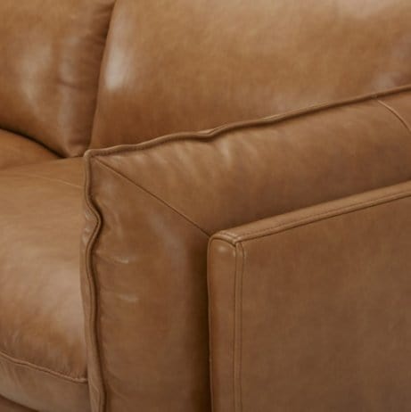 KUKA KF.091 Top Grain L Shape Leather Sofa (M/NL Series) (I) picket and rail