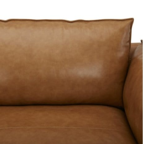 KUKA KF.091 Top Grain L Shape Leather Sofa (M/NL Series) (I) picket and rail
