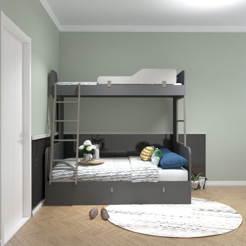 RTG Customized Single/Super Single/Queen Bunk Bed Series 6 picket and rail