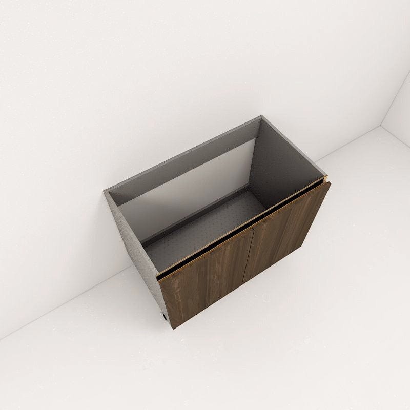 SCHMITT SmartFit System Kitchen Cabinet - Bottom Sink Cabinet picket and rail