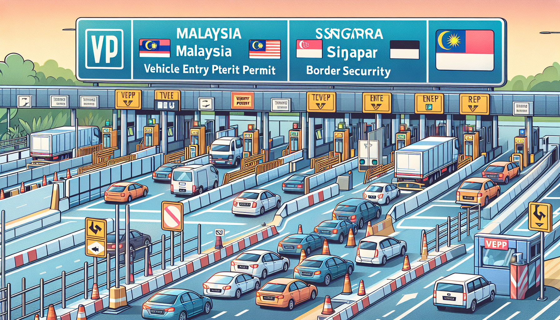 Foreign-Registered Cars Enter Johor Under New VEP Scheme Seamlessly