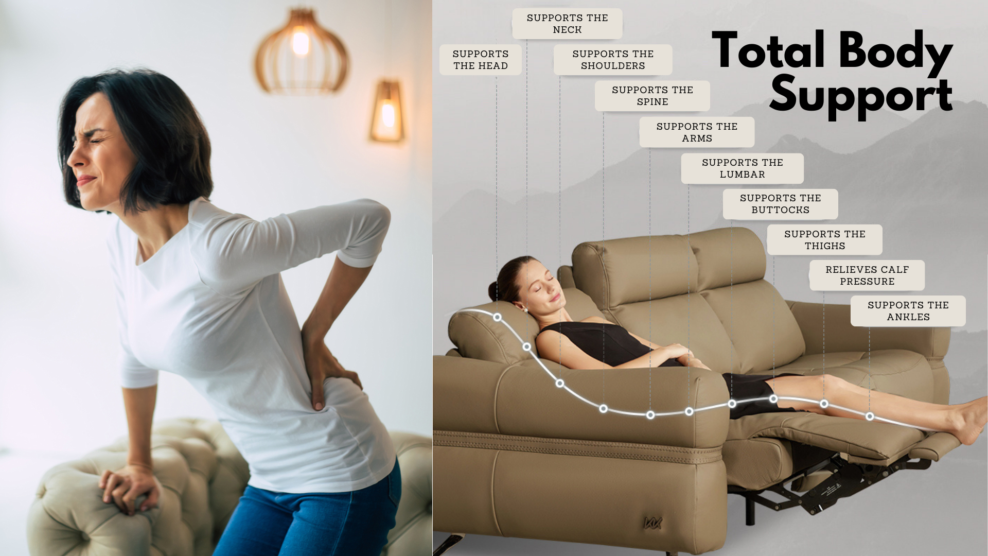 Ten Reasons How a Recliner Sofa or Armchair Can Help Relieve Back Pain