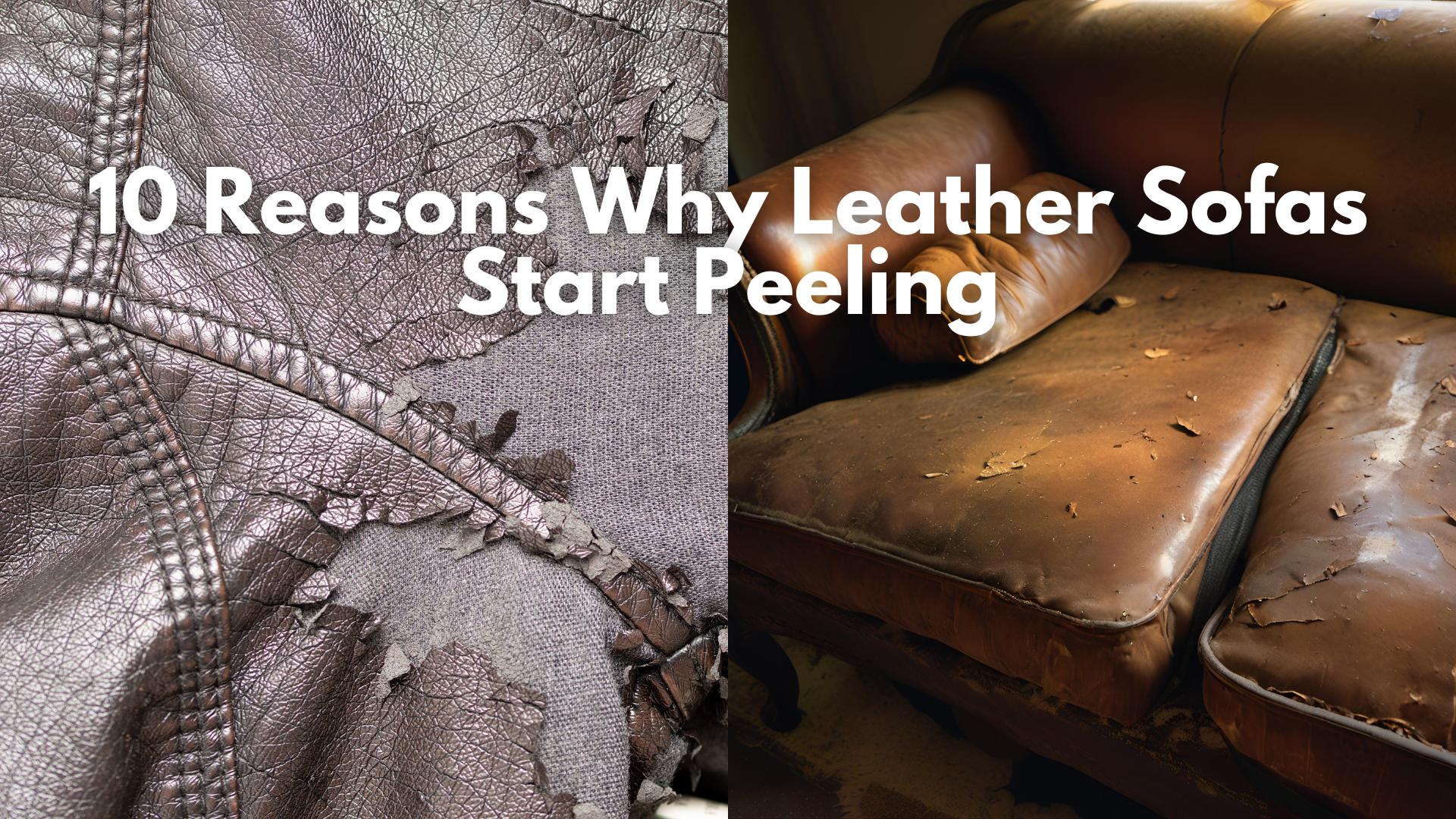 10 Reasons Why Leather Sofas Start Peeling