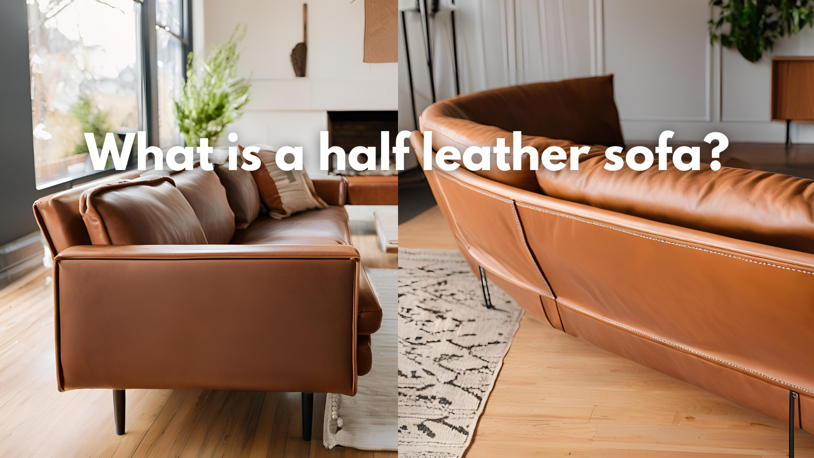 What is a half leather sofa? - Picket&amp;Rail Custom Sofas &amp; Furniture