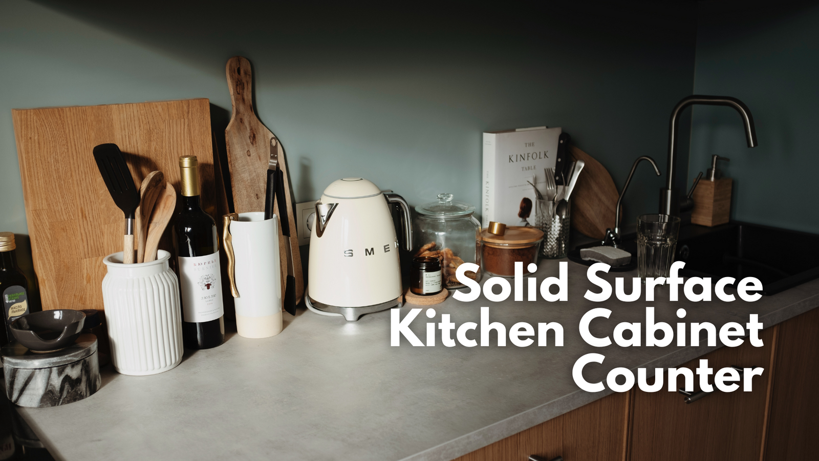 10 Advantages & Disadvantages of Using Solid Surface as Your Kitchen Cabinet Countertop