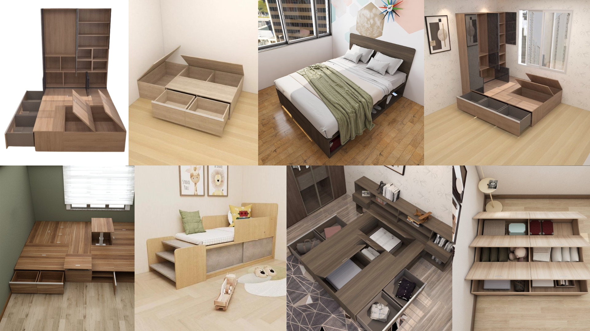 Simplicity: The Magic of Multi-Compartment Storage Beds - Picket&Rail ...