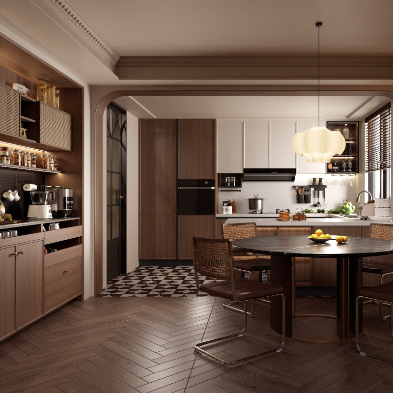 Theme-Based Kitchen Cabinet - Indochine Style