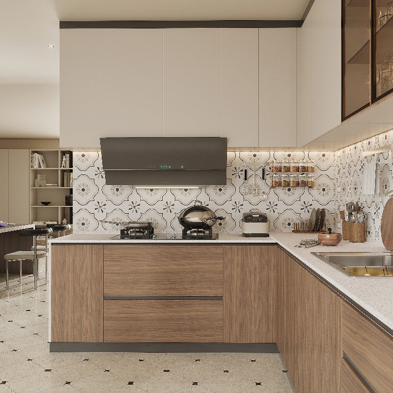 Theme-Based Kitchen Cabinet - Japandi Style