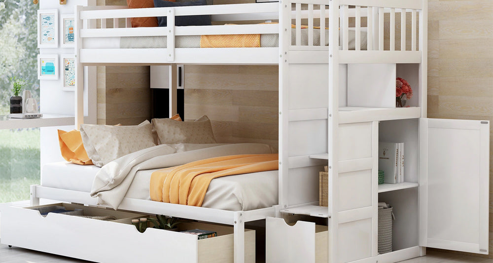 Do Bunk Beds Come With Built-in Storage Options? - Picket&Rail Custom ...