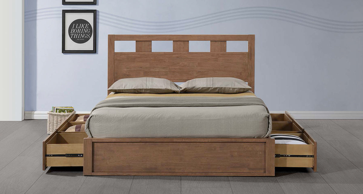 Are platform bed frames with storage sturdy and durable? Picket&Rail