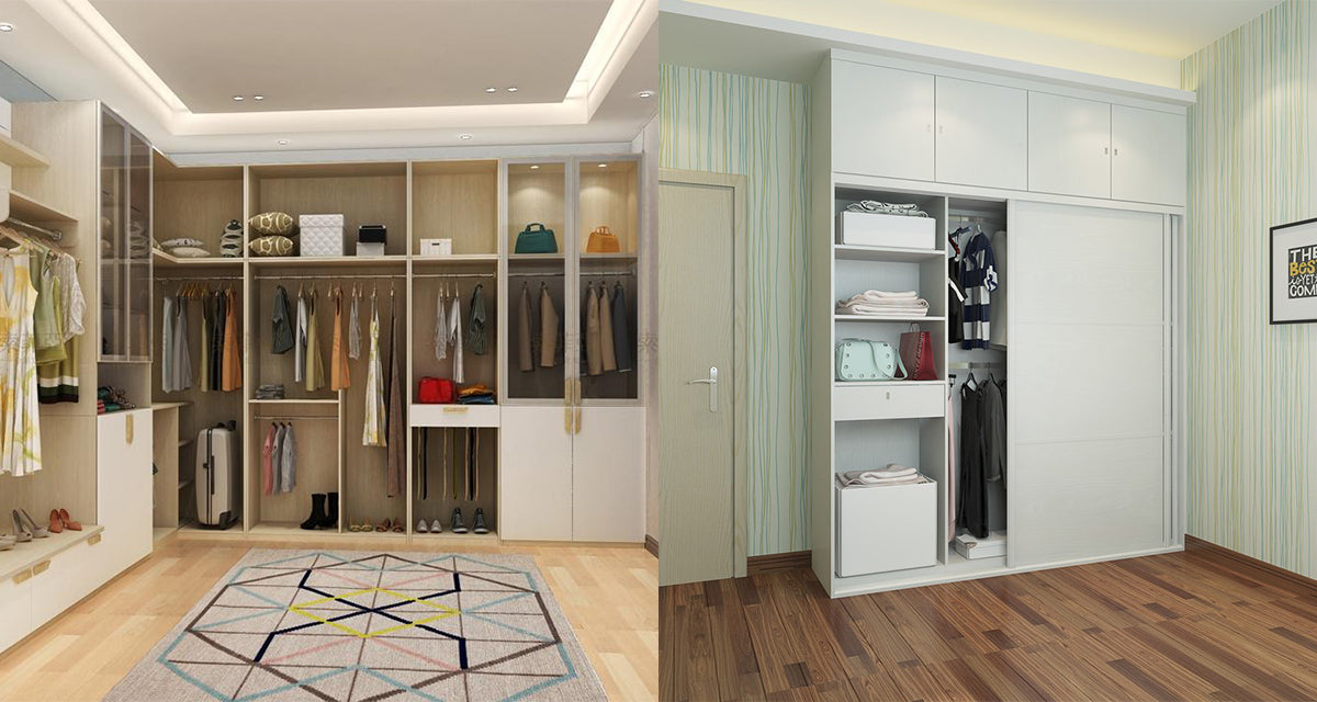 Built-in Wardrobes vs. Freestanding Wardrobes: Which option offers better customization and space utilization?