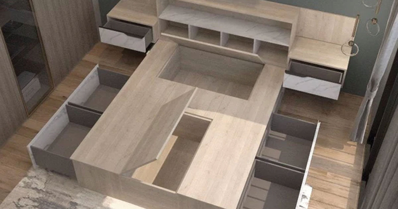 Ten Reasons Why Storage Beds with Drawers Are Superior to Hydraulic Single Compartment One