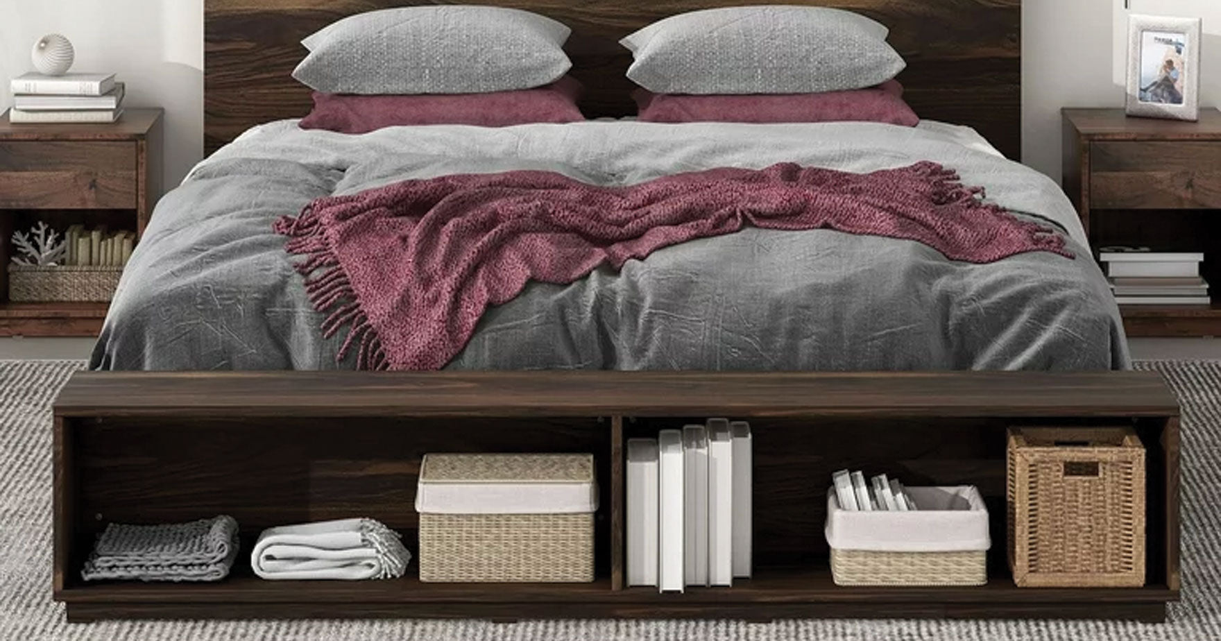 Ten Reasons to Extend a Multi-Compartment Storage Bed with Footboard Storage Bench