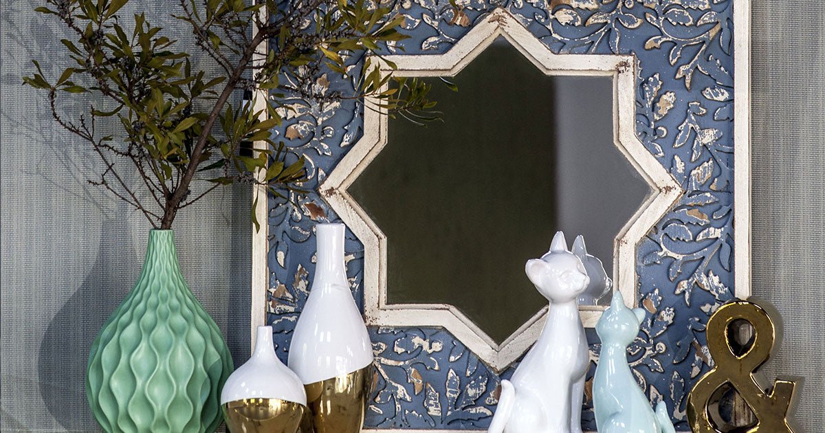 Use Of Mirrors in Home Decor - Picket&Rail Furniture, Art & Baby Family Store