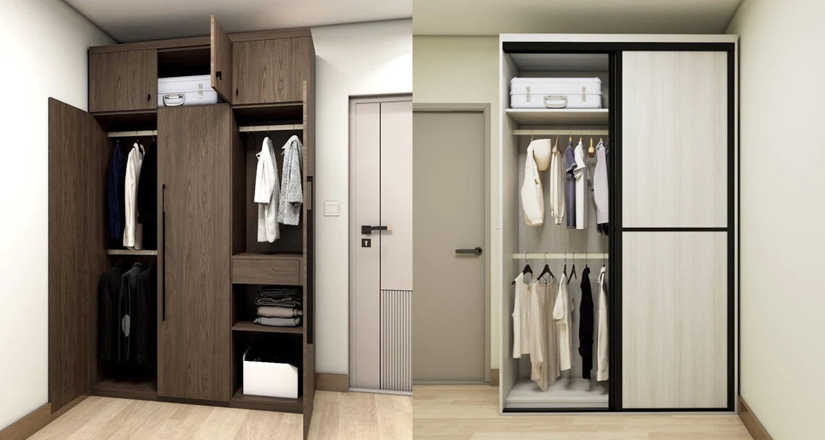 Swing Doors vs. Sliding Doors: Which type of wardrobe doors is better for small spaces?