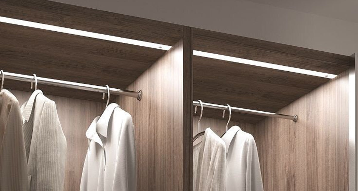 Wardrobe Lighting: What are the best lighting options to illuminate the contents of a wardrobe effectively?