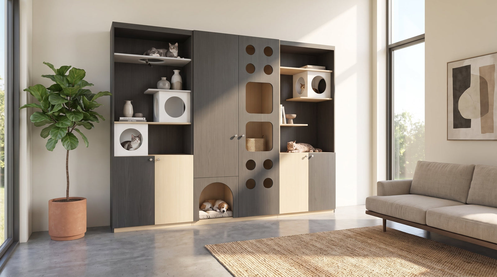 Pet Cabinets and Storage Furniture