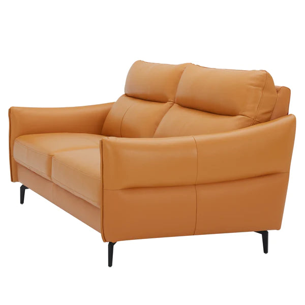 Affordable Sofas Singapore - Wood / Leather / Fabric / 3 Seater
