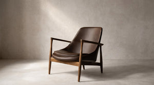 Solid Wood Lounge Chair and Sofas - Mid Century-Scandinavian Minimalist