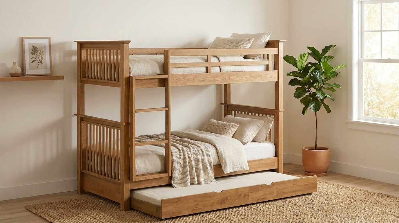 Solid wood bunk beds Singapore