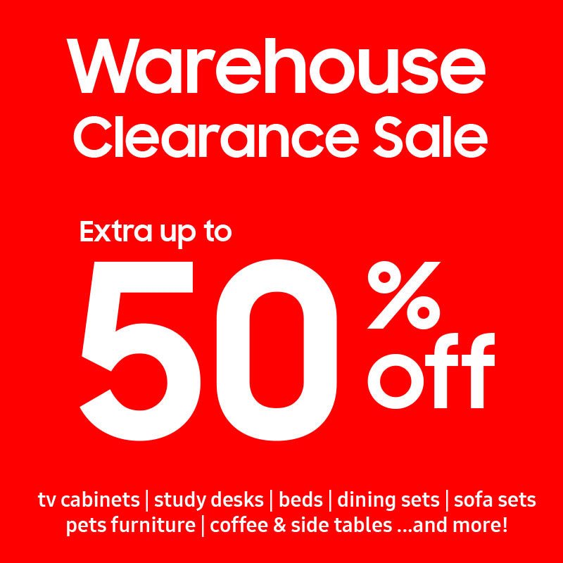 Furniture Warehouse Clearance Sale (Up to 80% Off) | While Stocks Last - Picket&Rail Furniture, Art & Baby Megastore