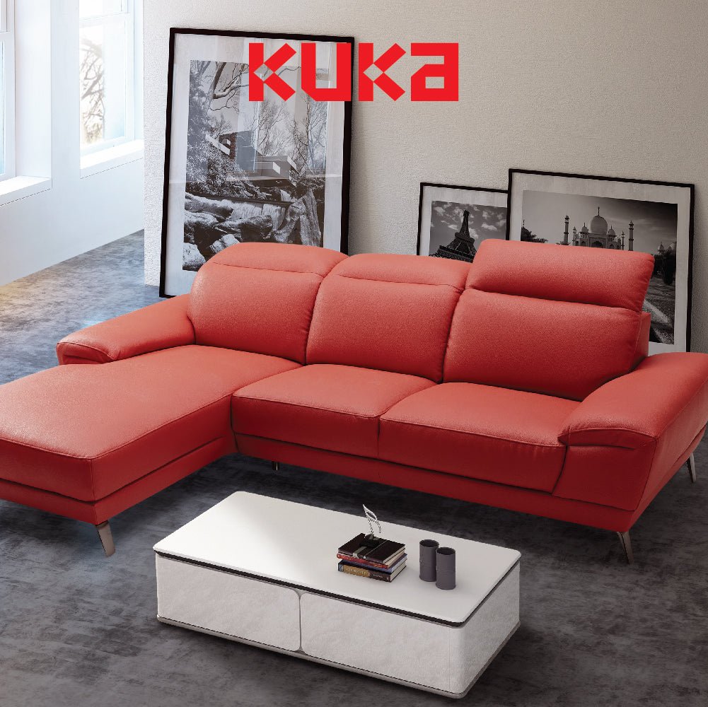 Leather Sofas - Kuka / Americana - Picket&Rail Furniture, Art & Baby Megastore