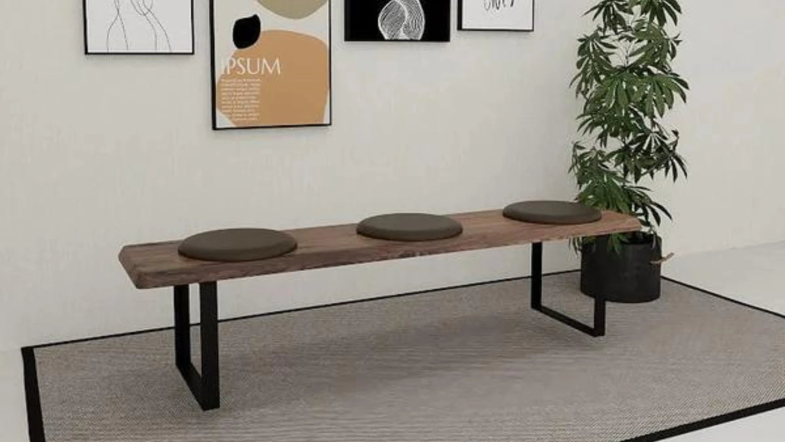 Dining Benches - Wood / Storage / Back / Walnut / Custom