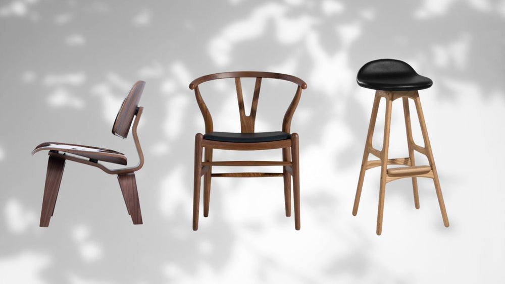 Custom Oak Wood Dining Chairs Wood / Bauhaus / Mid Century Picket