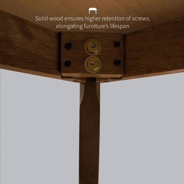 #1 4-Seater 1.2m Solid Wood Pub-Height Dining Set (Julia Pub-Height Table + 4 Pub Stools) picket and rail