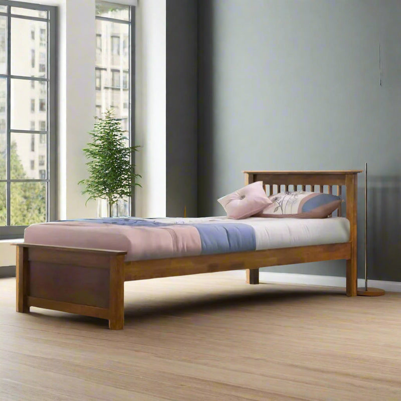 1 Americana Solid Wood Single Bed Picket&Rail Custom Sofas & Furniture