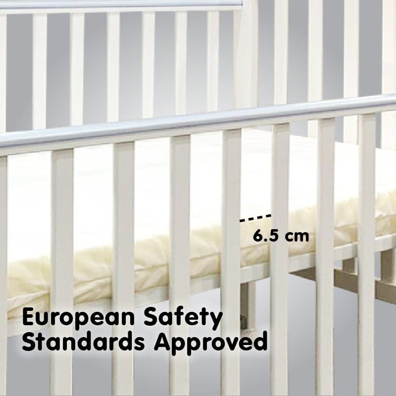 Cheapest Baby Cot Solid Hard Wood With DropSide Gate 6in1 Picket
