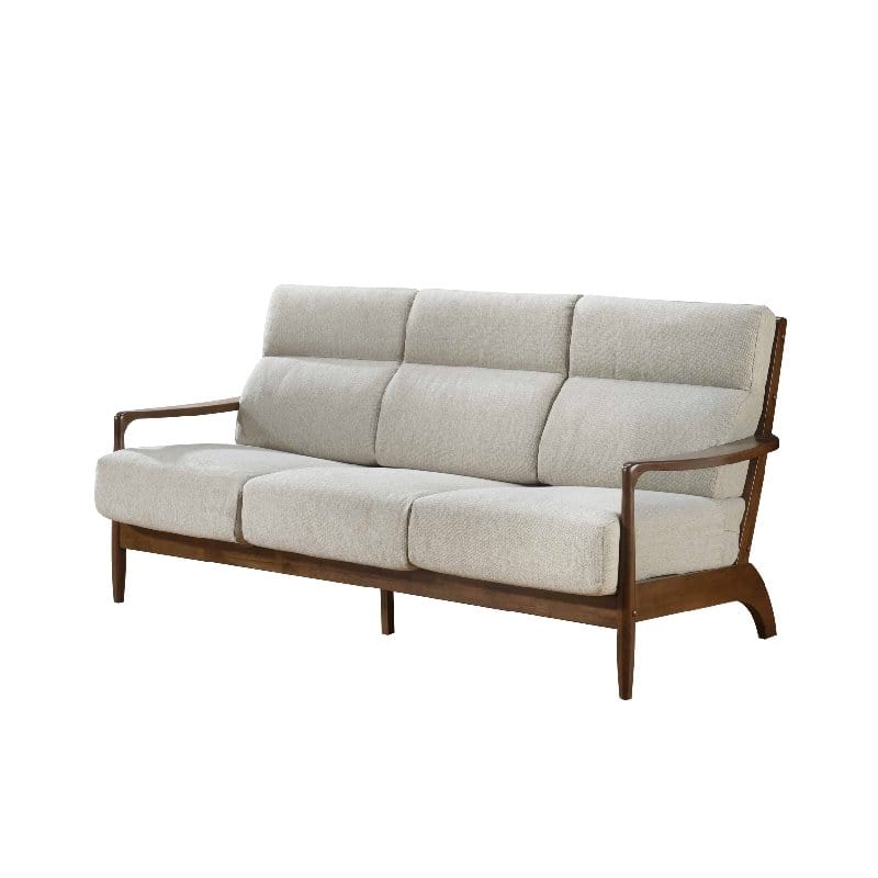 #1  Arizona 3-Seater Solid Wood Frame Fabric-Upholstered Sofa (IT1928-1LCS3) picket and rail