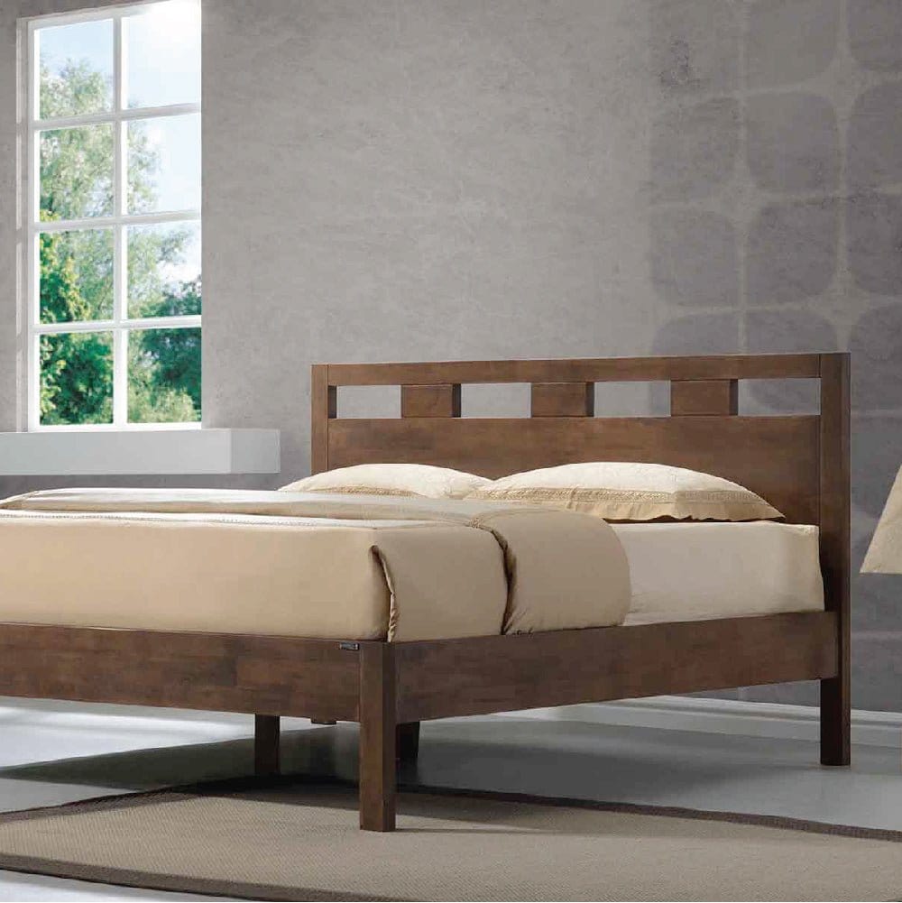 #1 Ashton Solid Wood Queen Bed picket and rail
