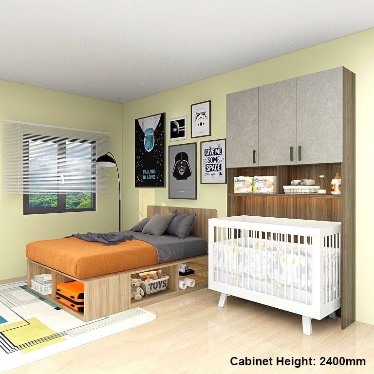 Baby room outlet cabinet