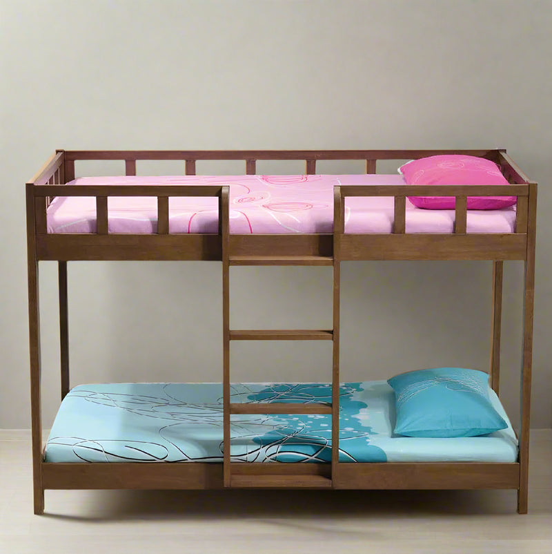 Brooklyn Solid Wood Single Low Bunk Bed Picket&Rail Custom Furniture
