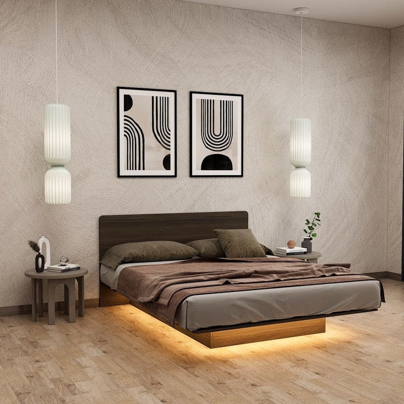 Floating Low Platform Bed Frame - Queen / King - New - P&R Custom ...