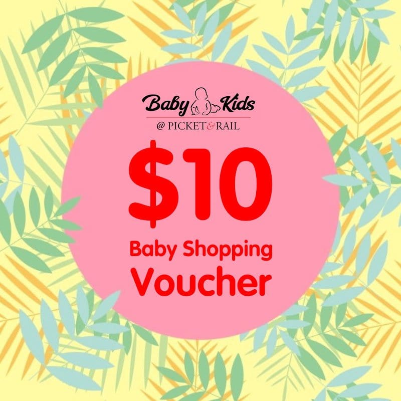 $10 Baby Shopping Voucher picket and rail