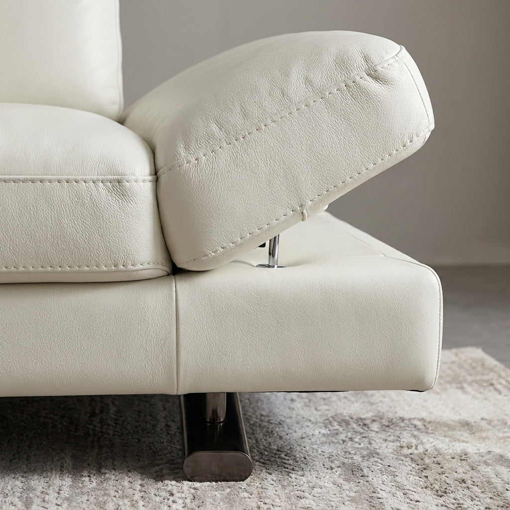 Americana No. 1372 Custom Daybed Sofa with Adjustable Backrest & Armrest | Pet Friendly Leather & Fabric