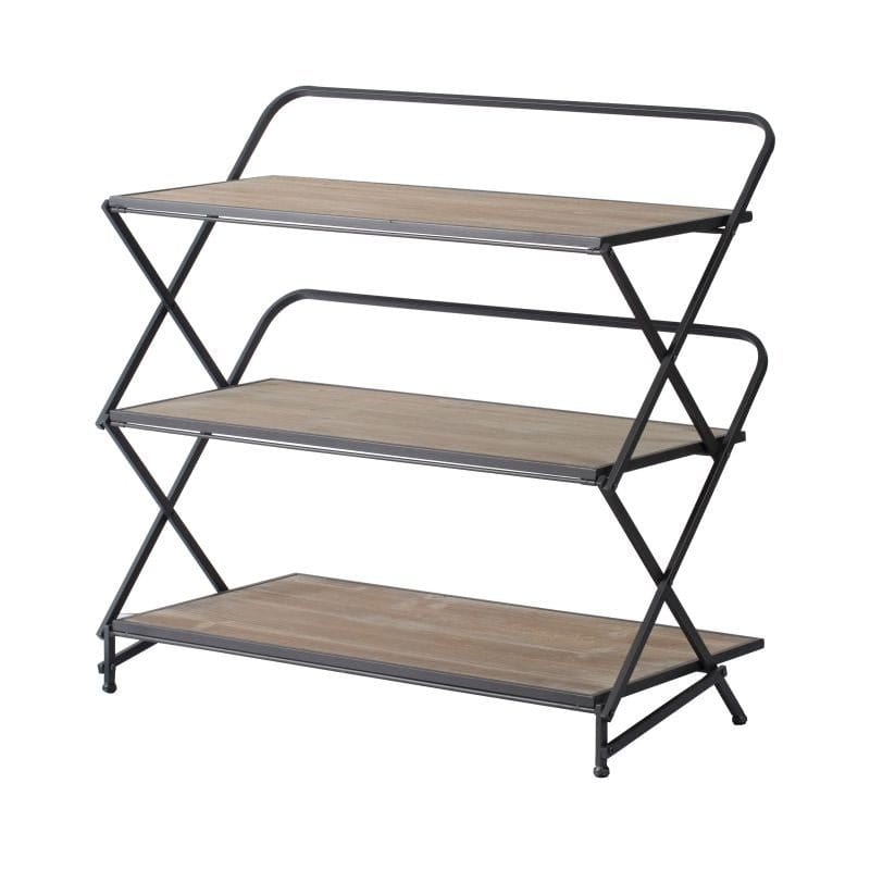 3-Layer KD Shelves (44958) picket and rail