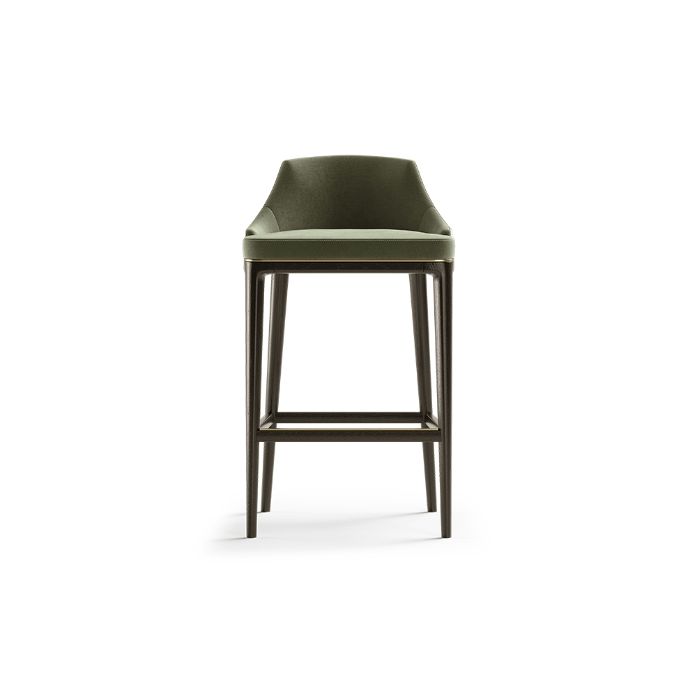 Custom Solid Wood Dining/Bar Chair - BS2311B picket and rail