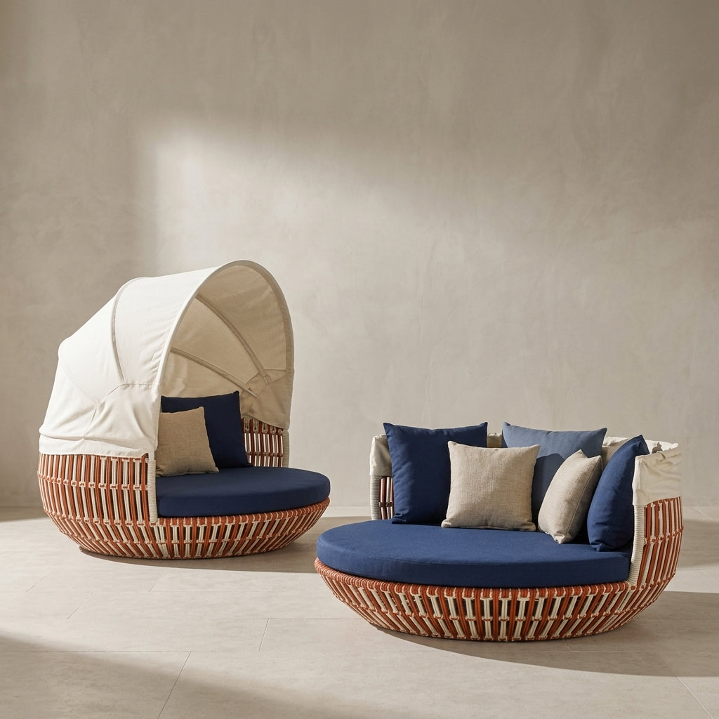 Amber Outdoor Daybed | Lounge | Retractable Roof | WA1038