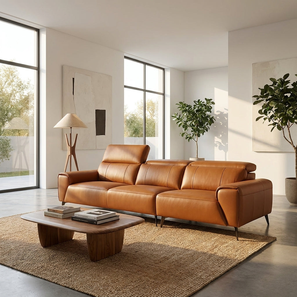 Americana MB0636 Custom Modular Sofa | Full Leather - Top Grain