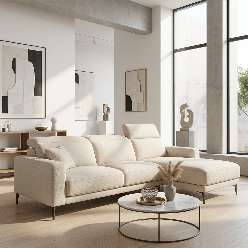 Americana MB0637 Custom Modular Sectional Sofa Length 2.9m | Full Leather - Top Grain