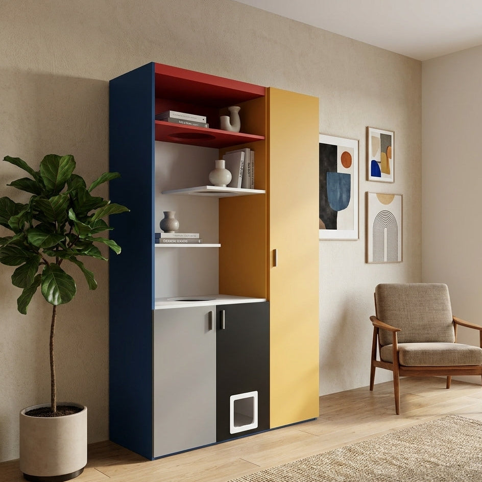 Americana P10 Custom Pet Cabinets | Storage Unit | with Pegboard