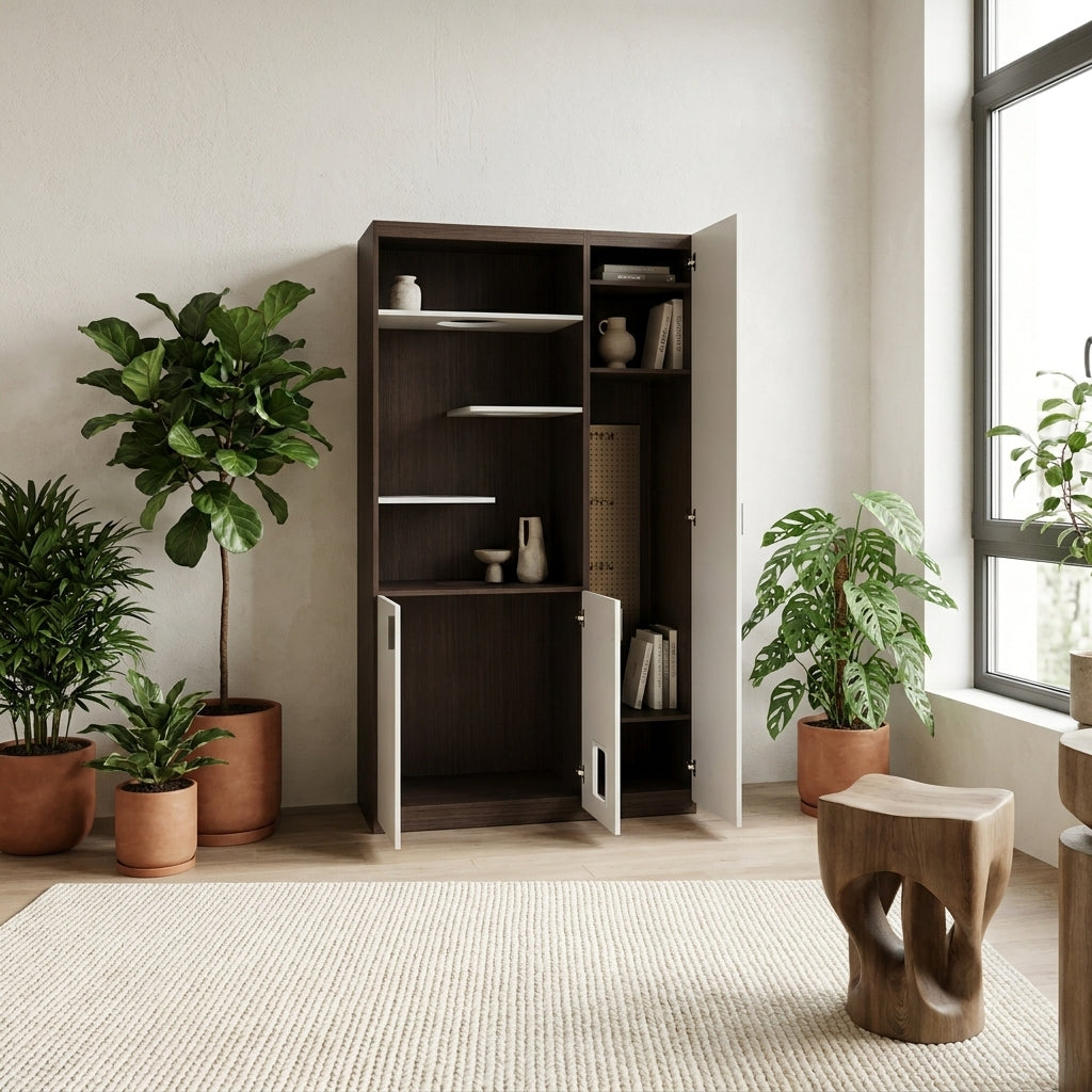 Americana P10 Custom Pet Cabinets | Storage Unit | with Pegboard